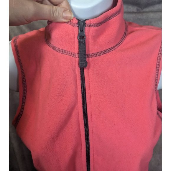 Old Navy Pink And Grey Fleece Vest - Picture 7 of 9